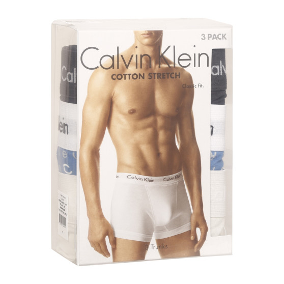 3PACK Herren Klassische Boxershorts Calvin Klein Übergröße mehrfarbig (NB2665A-H4Y)