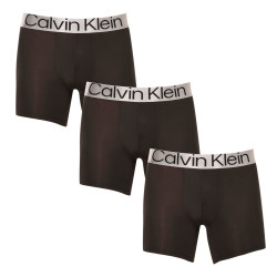 3PACK Herren Klassische Boxershorts Calvin Klein schwarz (NB3075A-7V1)