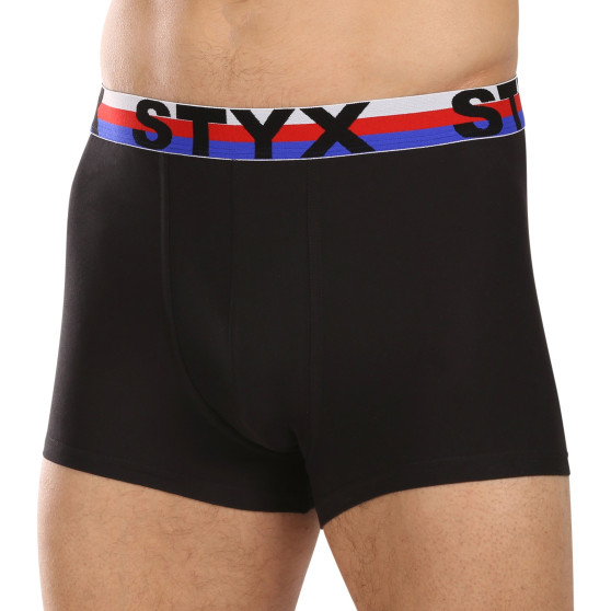 3PACK Herren Boxershorts Styx Sport elastisch mehrfarbig dreifarbig (3G19001)