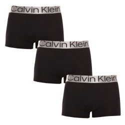 3PACK Herren Klassische Boxershorts Calvin Klein schwarz (NB3130A-7V1)