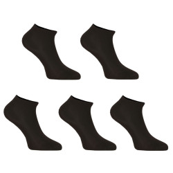 5PACK Socken Nedeto kurz schwarz (5NDTPN1001)