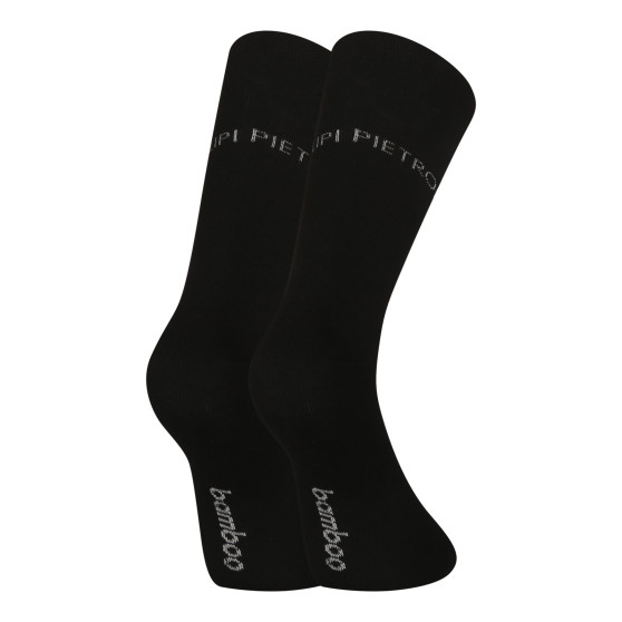 5PACK Socken Pietro Filipi lang Bambus schwarz (5PBV001)