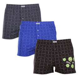 3PACK Herren Boxershorts Andrie mehrfarbig (PS 5801)