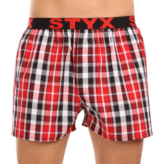 Herren Boxershorts Styx sportlicher Gummizug mehrfarbig (B1035)