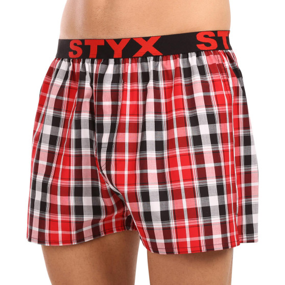 Herren Boxershorts Styx sportlicher Gummizug mehrfarbig (B1035)