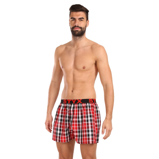 Herren Boxershorts Styx sportlicher Gummizug mehrfarbig (B1035)