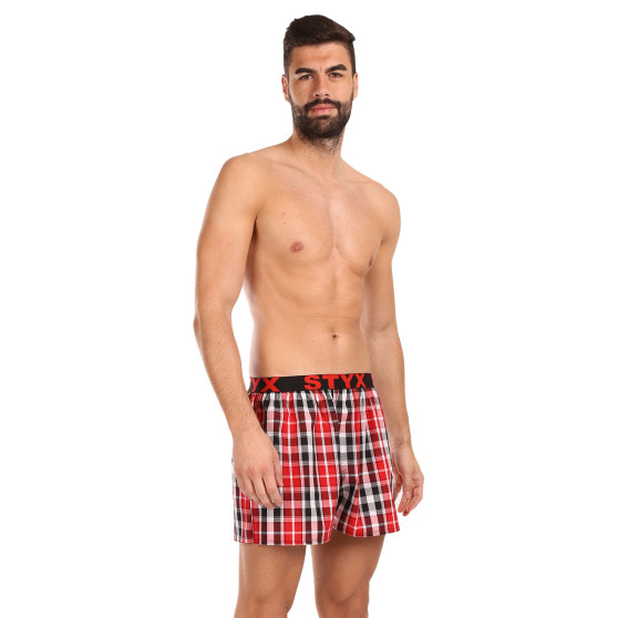 Herren Boxershorts Styx sportlicher Gummizug mehrfarbig (B1035)