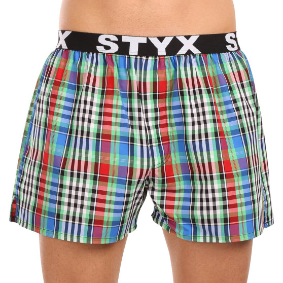 Herren Boxershorts Styx sportlicher Gummizug mehrfarbig (B1036)