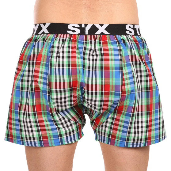 Herren Boxershorts Styx sportlicher Gummizug mehrfarbig (B1036)