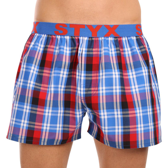 Herren Boxershorts Styx sportlicher Gummizug mehrfarbig (B1037)