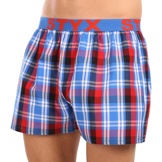 Herren Boxershorts Styx sportlicher Gummizug mehrfarbig (B1037)