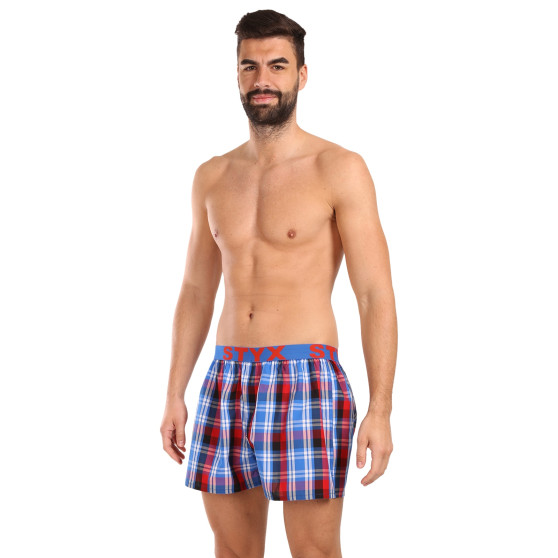 Herren Boxershorts Styx sportlicher Gummizug mehrfarbig (B1037)