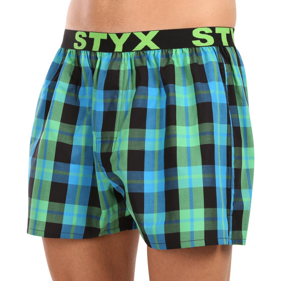 Herren Boxershorts Styx sportlicher Gummizug mehrfarbig (B1038)