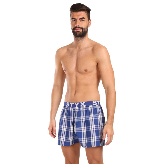 Herren Boxershorts Styx sportlicher Gummizug mehrfarbig (B1040)