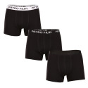 3PACK Herren Klassische Boxershorts Pietro Filipi schwarz (3BCL004)