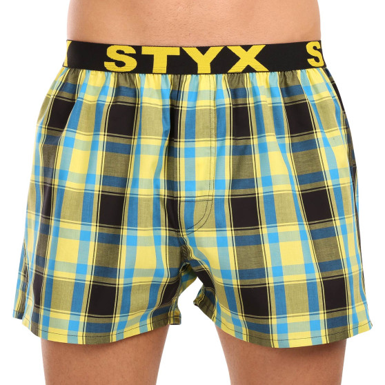 Herren Boxershorts Styx sportlicher Gummizug mehrfarbig (B1033)