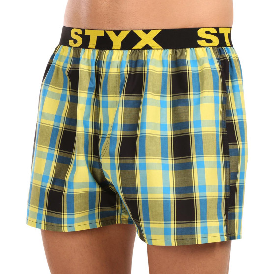 Herren Boxershorts Styx sportlicher Gummizug mehrfarbig (B1033)