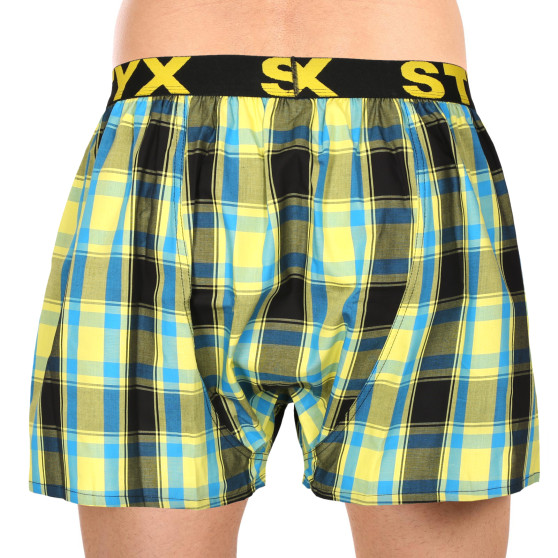 Herren Boxershorts Styx sportlicher Gummizug mehrfarbig (B1033)