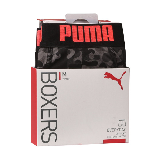 2PACK Herren Klassische Boxershorts Puma mehrfarbig (701228672 001)