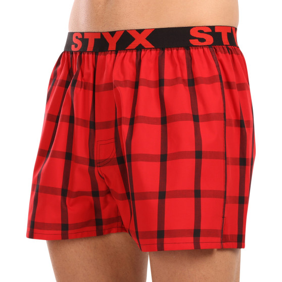 3PACK Herren Boxershorts Styx sportlicher Gummizug mehrfarbig (3B103133)