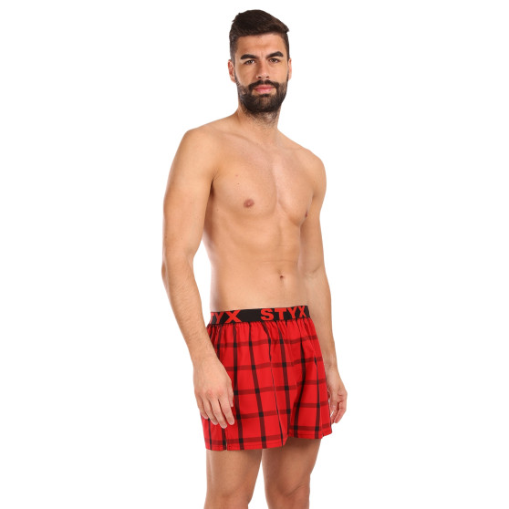 3PACK Herren Boxershorts Styx sportlicher Gummizug mehrfarbig (3B103133)