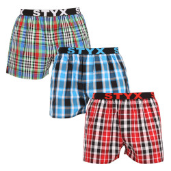 3PACK Herren Boxershorts Styx sportlicher Gummizug mehrfarbig (3B103436)