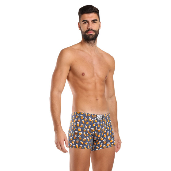 3PACK Herren Boxershorts Styx long art klassischer Gummizug mehrfarbig (3F13714)