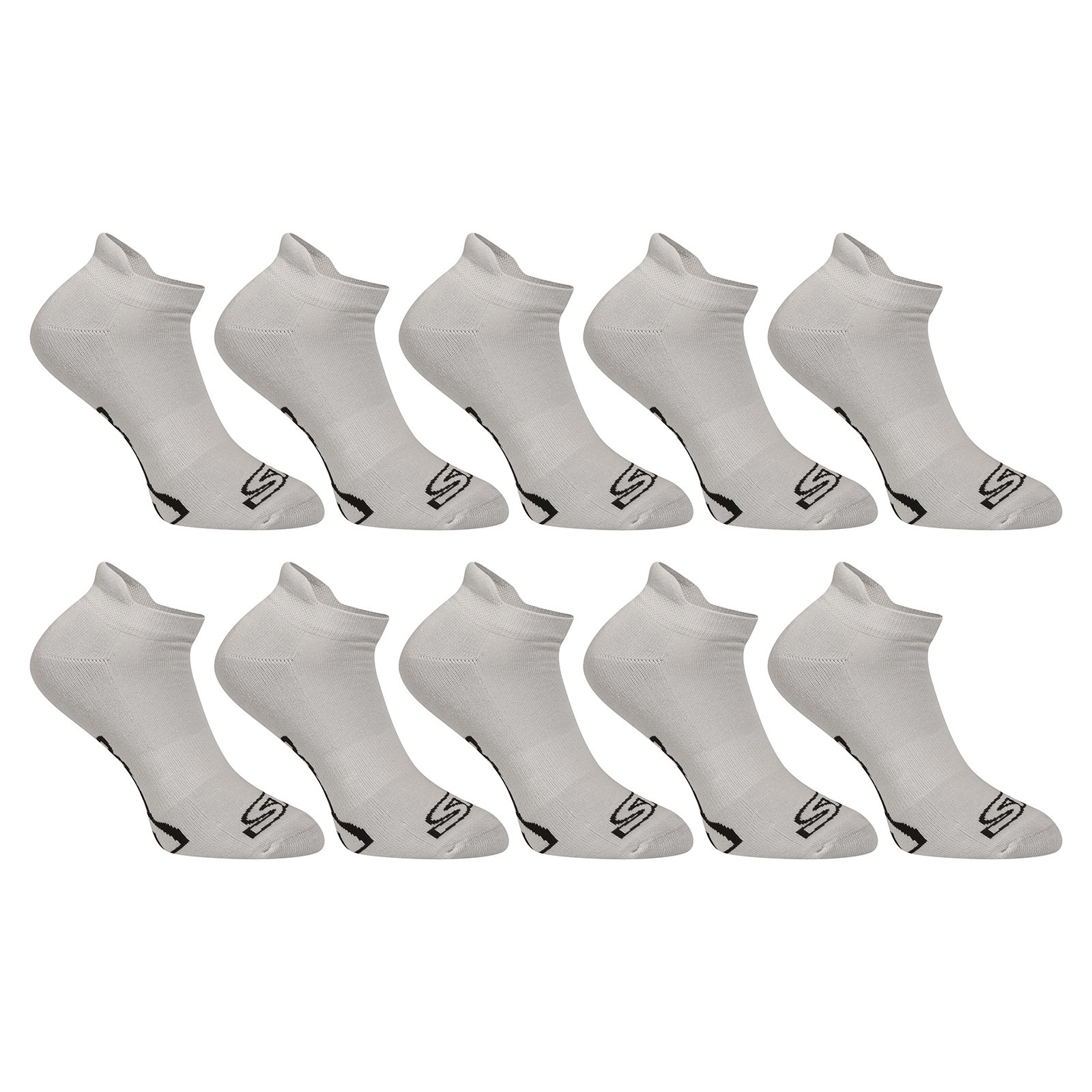 10PACK Socken Styx kurz grau (10HN1062) L