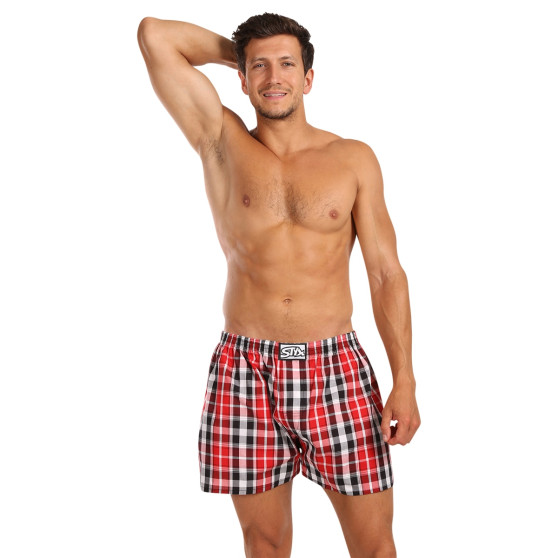 Herren Boxershorts Styx klassischer Gummizug mehrfarbig (A1035)