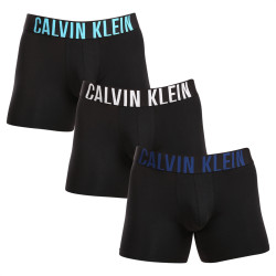 3PACK Herren Klassische Boxershorts Calvin Klein schwarz (NB3609A-LXT)