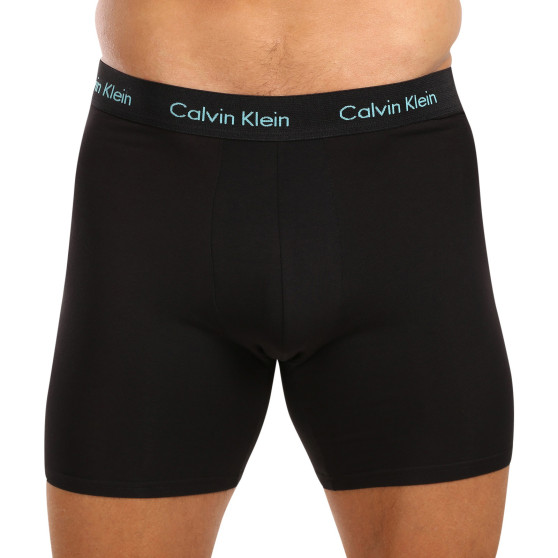 3PACK Herren Klassische Boxershorts Calvin Klein schwarz (NB1770A-MXT)