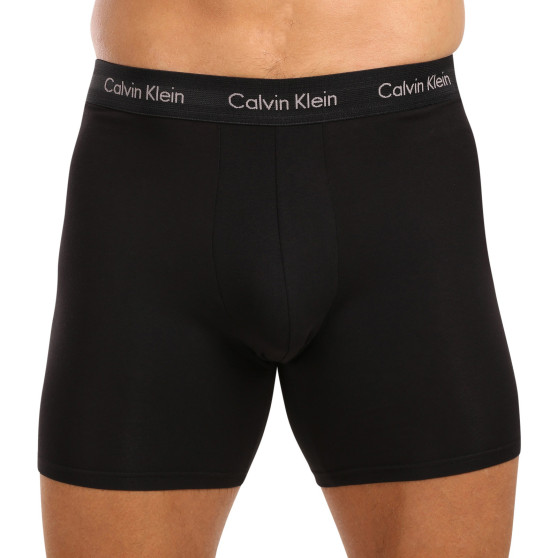 3PACK Herren Klassische Boxershorts Calvin Klein schwarz (NB1770A-MXT)