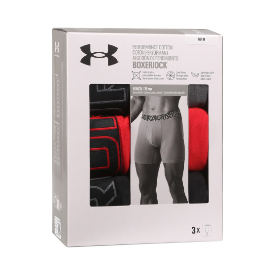 3PACK Herren Klassische Boxershorts Under Armour mehrfarbig (1383889 025)