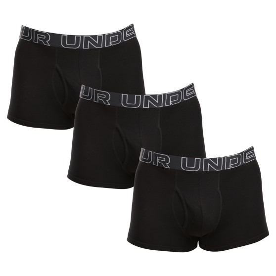 3PACK Herren Klassische Boxershorts Under Armour schwarz (1383891 001)