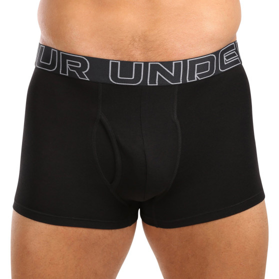 3PACK Herren Klassische Boxershorts Under Armour schwarz (1383891 001)