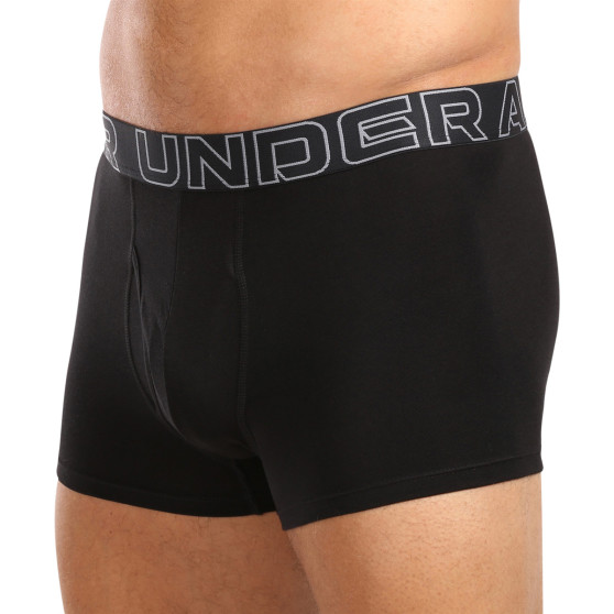 3PACK Herren Klassische Boxershorts Under Armour schwarz (1383891 001)