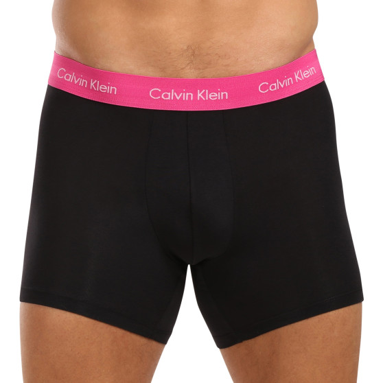 5PACK Herren Klassische Boxershorts Calvin Klein schwarz (NB3917A-NL5)