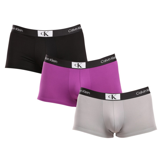 3PACK Herren Klassische Boxershorts Calvin Klein mehrfarbig (NB3532A-LX5)