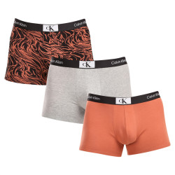 3PACK Herren Klassische Boxershorts Calvin Klein mehrfarbig (NB3528E-MRW)