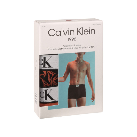 3PACK Herren Klassische Boxershorts Calvin Klein mehrfarbig (NB3528E-MRW)