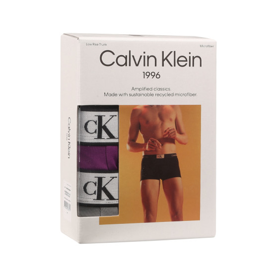 3PACK Herren Klassische Boxershorts Calvin Klein mehrfarbig (NB3532A-LX5)