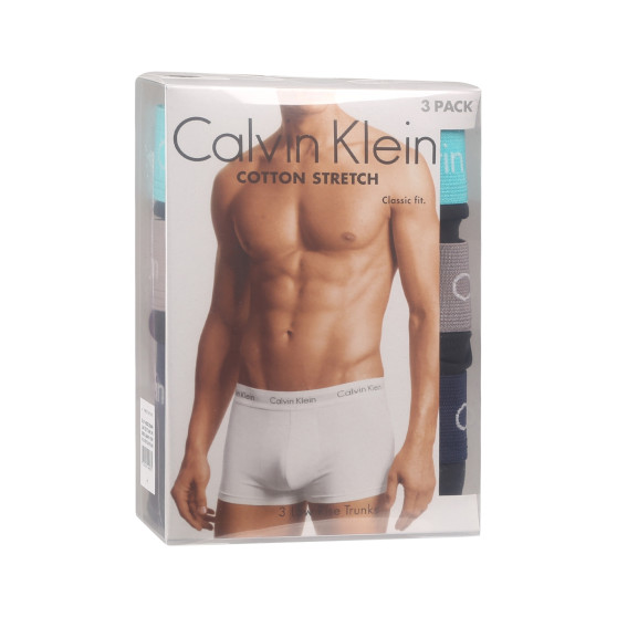 3PACK Herren Klassische Boxershorts Calvin Klein schwarz (U2664G-MXW)