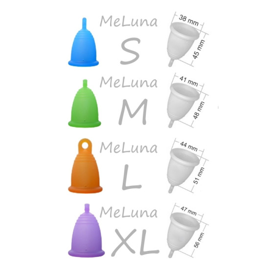 Menstruationstasse Me Luna Soft XL mit Ball rosa (MELU004)