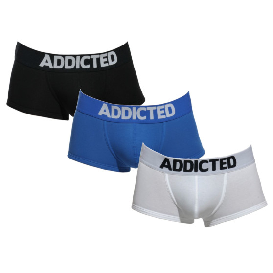 3PACK Herren Boxershorts Addicted mehrfarbig (AD421P-3COL)