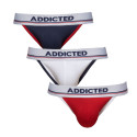 3PACK Herren-Jockeys Addicted mehrfarbig (AD1010P-3COL)