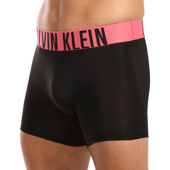 3PACK Herren Klassische Boxershorts Calvin Klein schwarz (NB3612A-MDL)