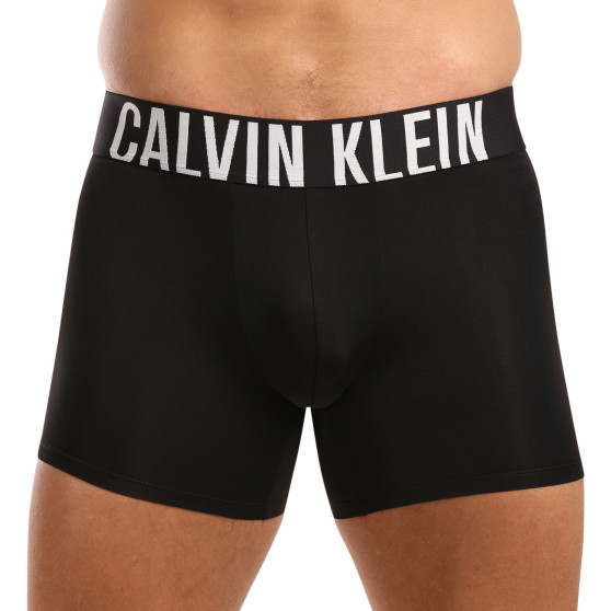 3PACK Herren Klassische Boxershorts Calvin Klein schwarz (NB3612A-MDL)