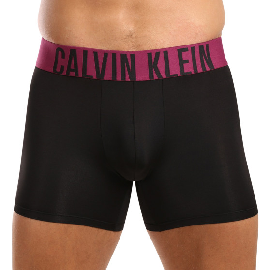 3PACK Herren Klassische Boxershorts Calvin Klein schwarz (NB3612A-MDL)