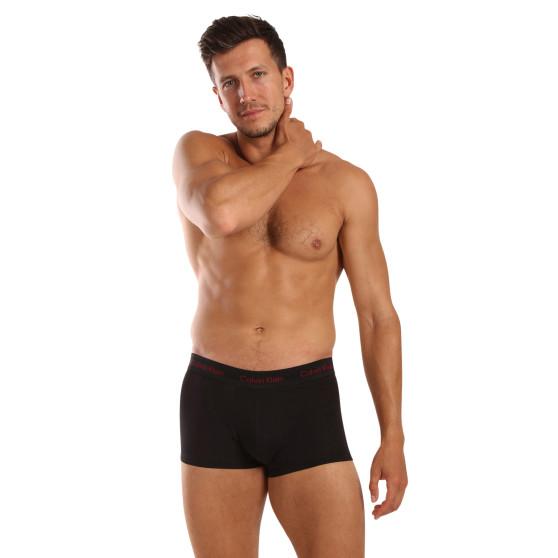 3PACK Herren Klassische Boxershorts Calvin Klein schwarz (U2664G-NOU)