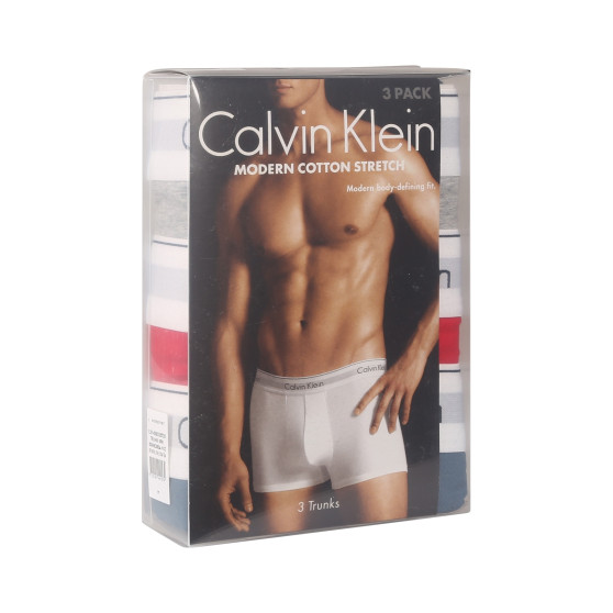 3PACK Herren Klassische Boxershorts Calvin Klein mehrfarbig (NB2380A-N2I)